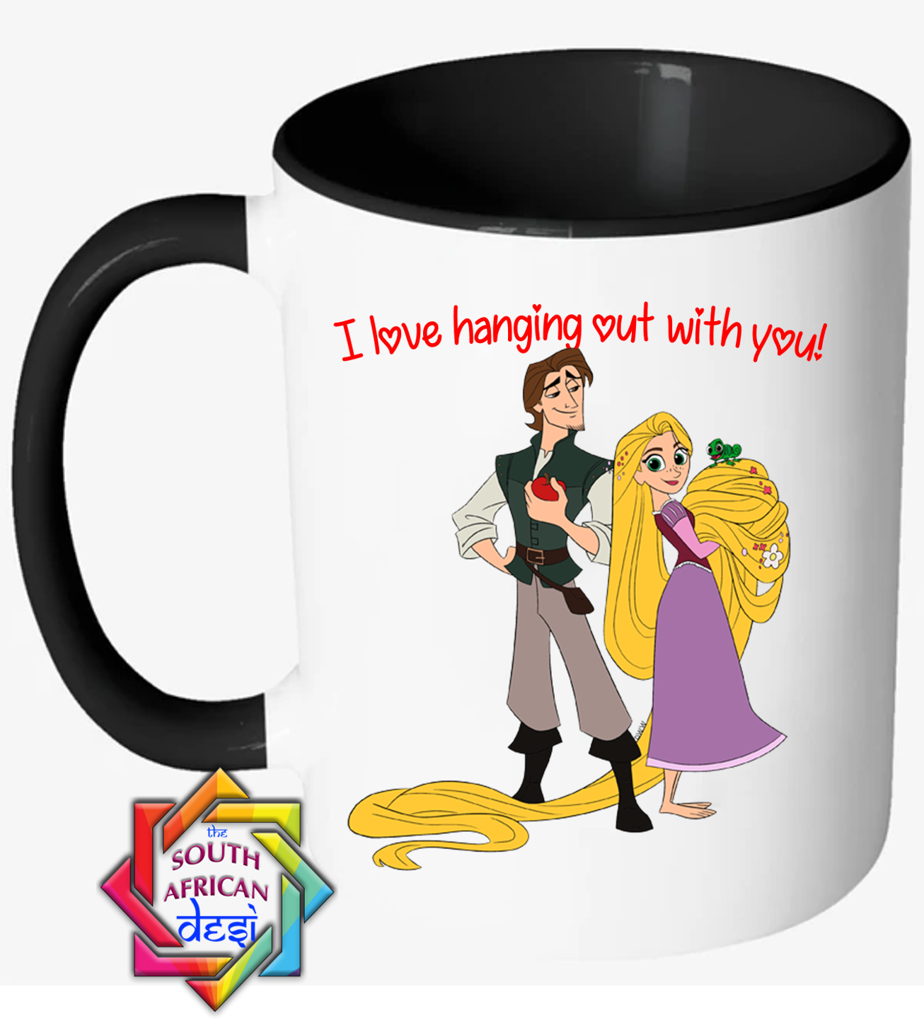 I LOVE HANGING OUT WITH YOU! | TANGLED INSPIRED | VALENTINES DAY MUG