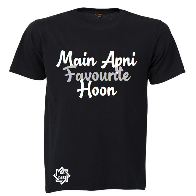 MAIN APNI FAVOURITE HOON T SHIRT