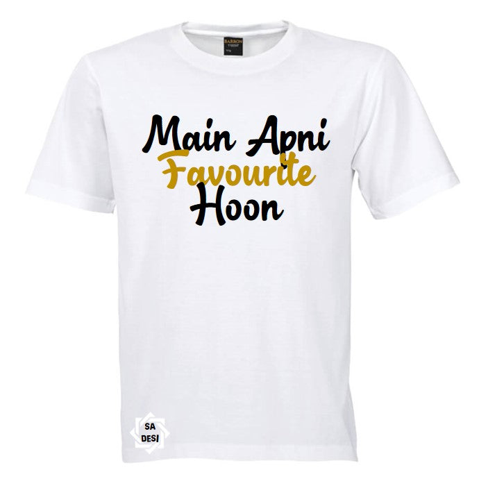 MAIN APNI FAVOURITE HOON T SHIRT
