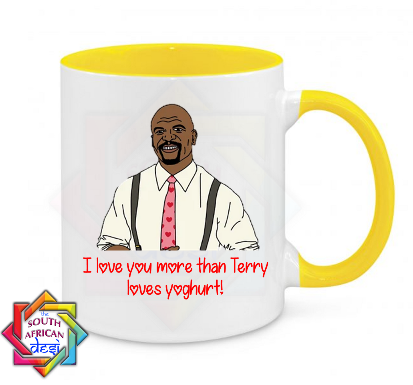 I LOVE YOU MORE THAN TERRY LOVES YOGHURT | BROOKLYN NINE-NINE INSPIRED | VALENTINES DAY MUG
