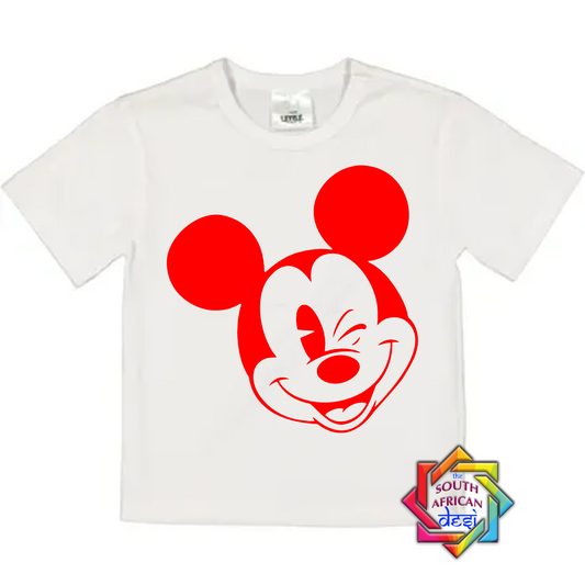 Mickey Mouse Kids T-shirt  | Personalize (Add Name at the back)