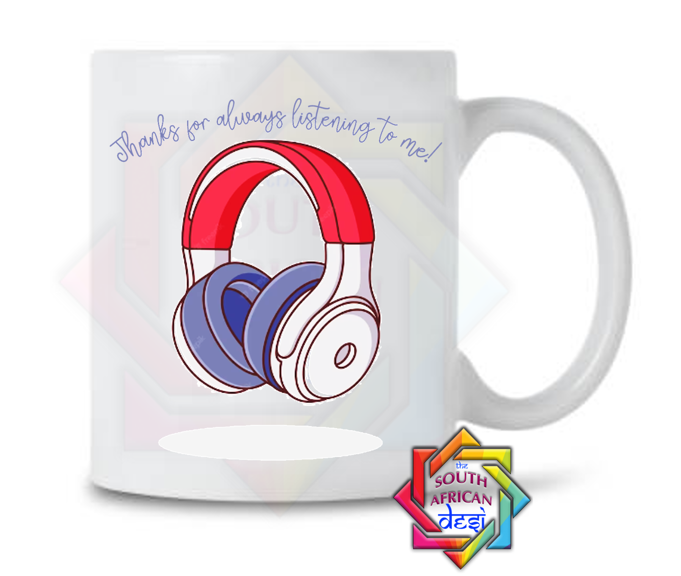 THANK YOU FOR LISTENING TO ME MUG | VALENTINES DAY