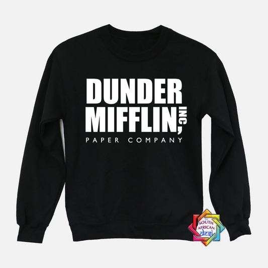DUNDER MIFFLIN | THE OFFICE INSPIRED | HOODIE/SWEATER | UNISEX