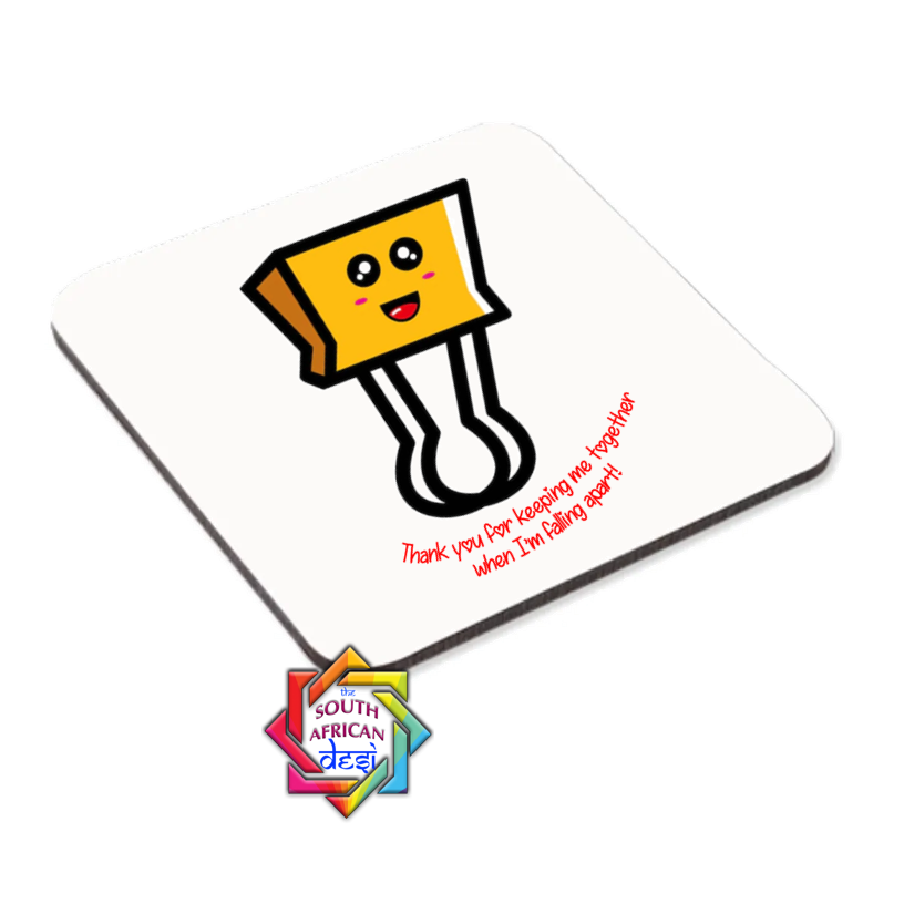 THANK YOU FOR ALWAYS HOLDING ME TOGETHER COASTER OR MAGNET | VALENTINES DAY