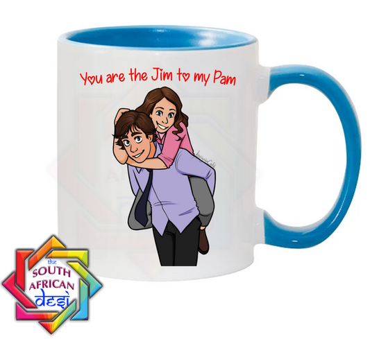 YOU ARE THE JIM TO MY PAM | THE OFFICE INSPIRED | VALENTINES DAY MUG