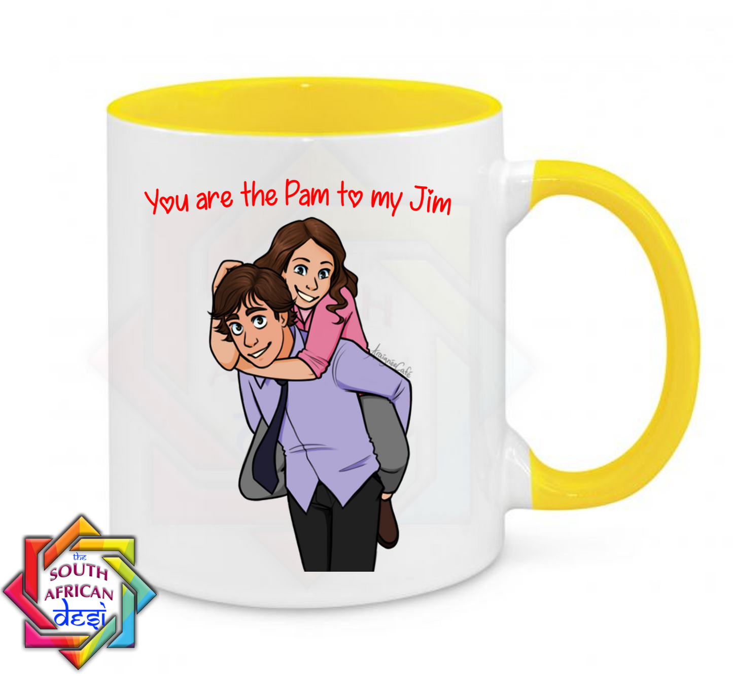 YOU ARE THE PAM TO MY JIM | THE OFFICE INSPIRED | VALENTINES DAY MUG