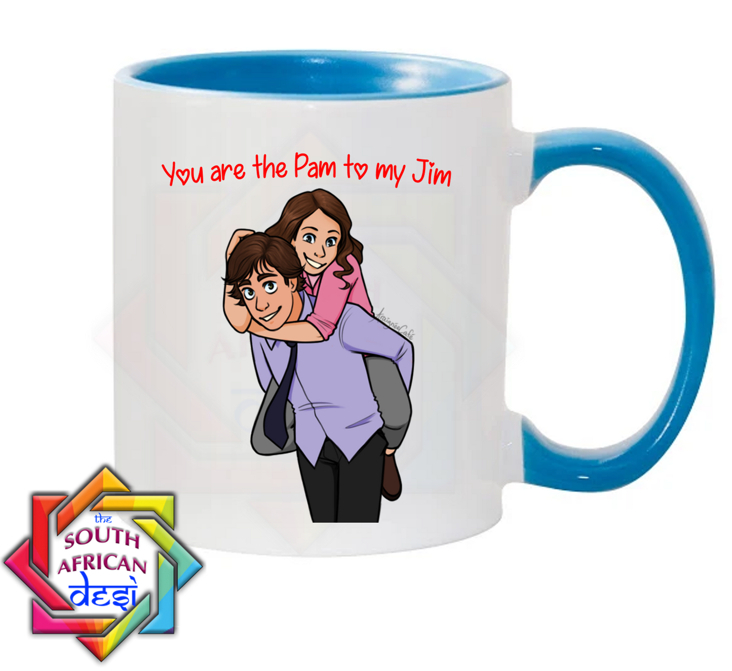 YOU ARE THE PAM TO MY JIM | THE OFFICE INSPIRED | VALENTINES DAY MUG