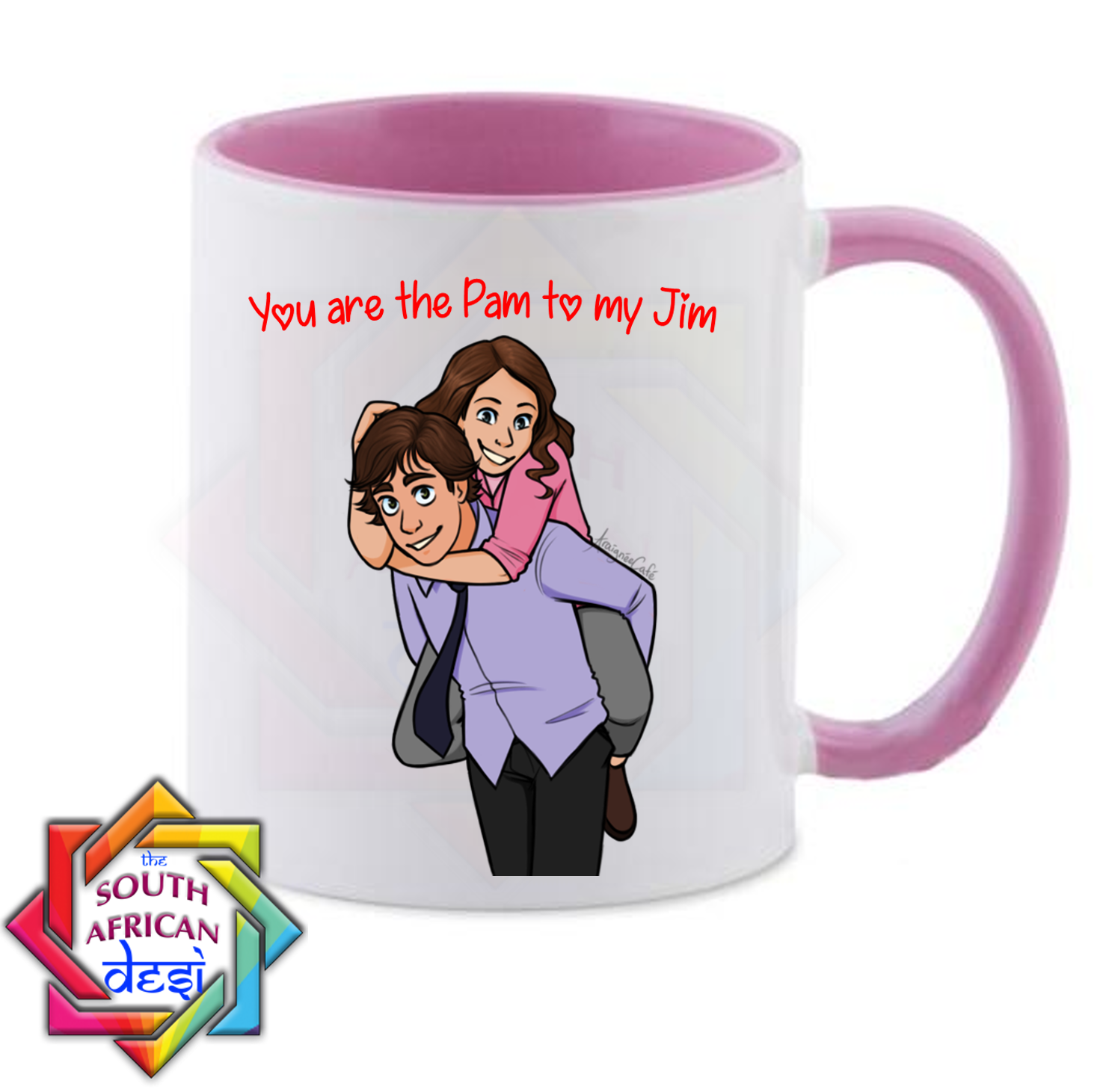 YOU ARE THE PAM TO MY JIM THE OFFICE INSPIRED VALENTINES DAY MUG