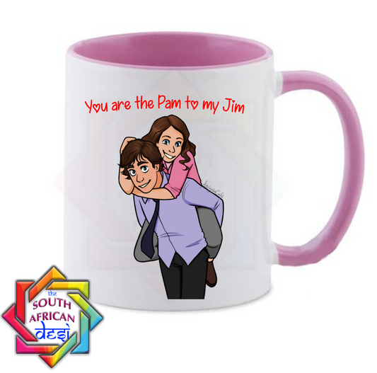 YOU ARE THE PAM TO MY JIM | THE OFFICE INSPIRED | VALENTINES DAY MUG