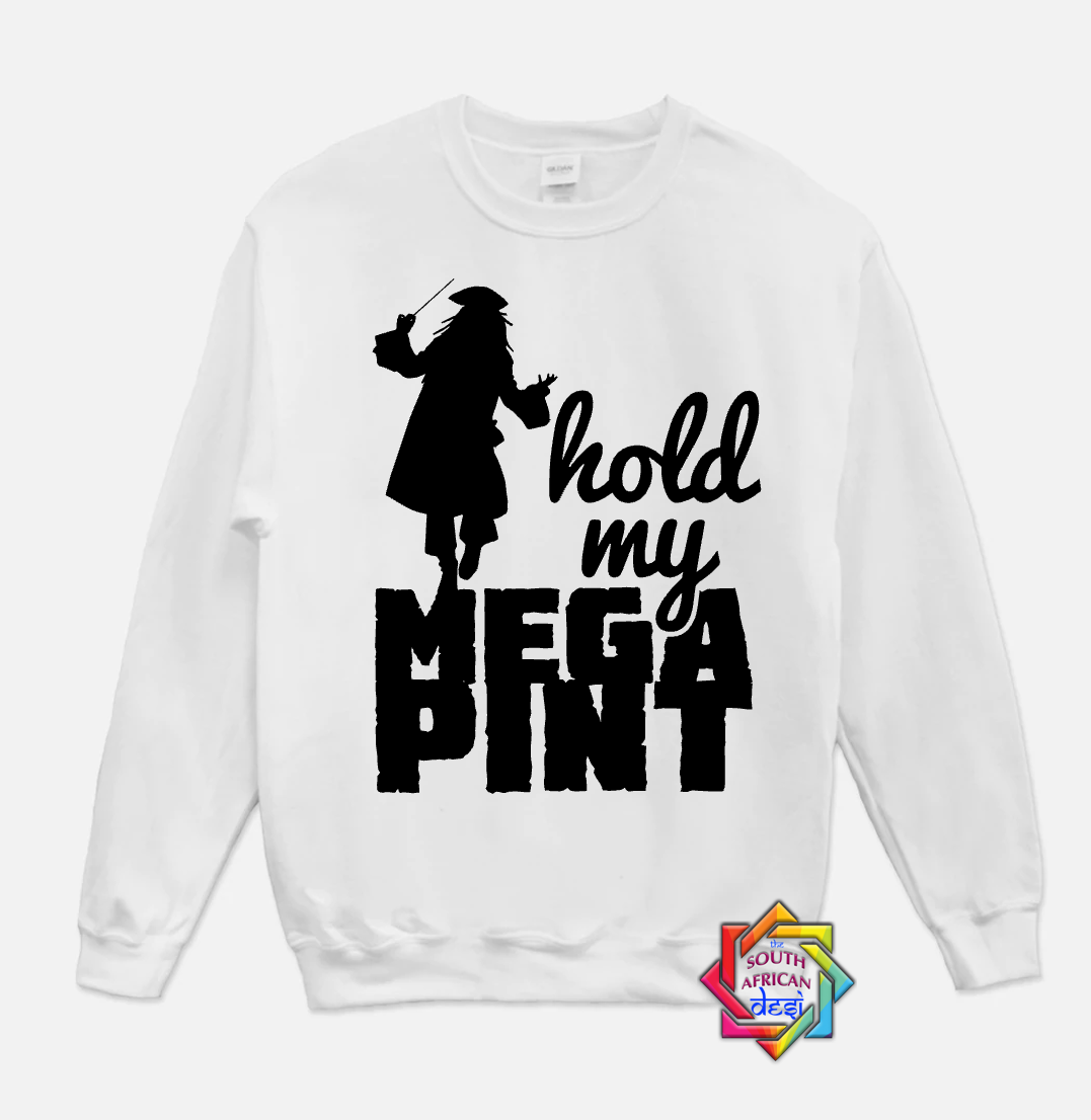 HOLD MY MEGA PINT | JOHNNY DEPP HOODIE/SWEATER | UNISEX