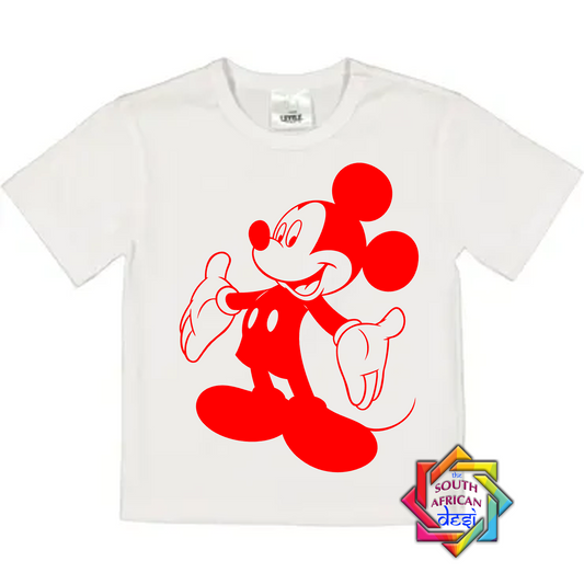 Mickey Mouse Kids T-shirt | Personalize (Add Name at the back)