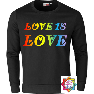 LOVE IS LOVE | PRIDE HOODIE/SWEATER | UNISEX