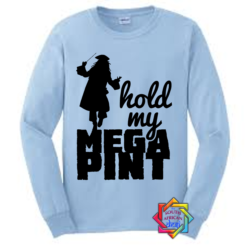 HOLD MY MEGA PINT | JOHNNY DEPP HOODIE/SWEATER | UNISEX