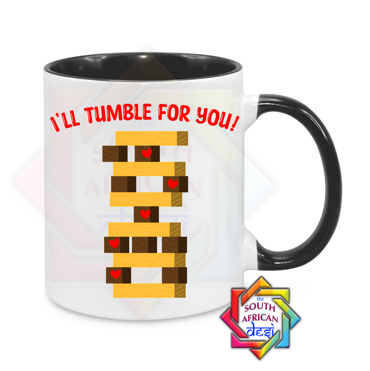 I'LL TUMBLE FOR YOU - JENGA MUG | VALENTINES DAY