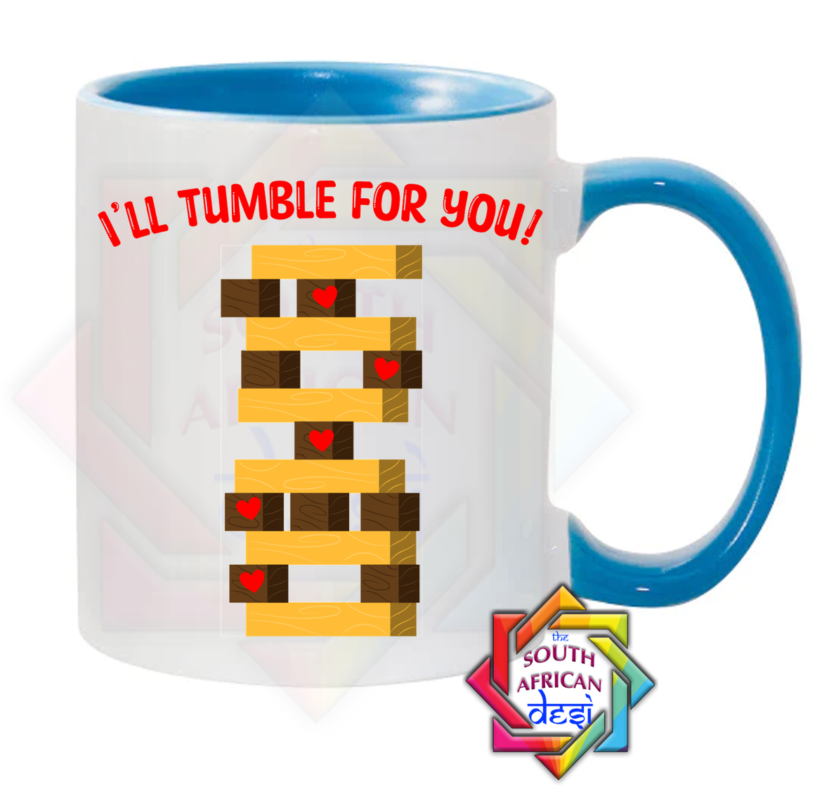 I'LL TUMBLE FOR YOU - JENGA MUG | VALENTINES DAY