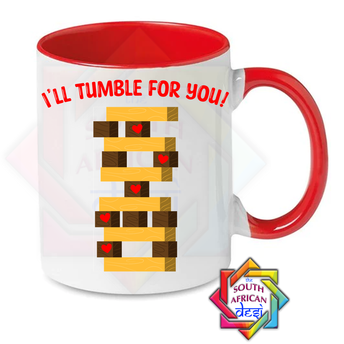 I'LL TUMBLE FOR YOU - JENGA MUG | VALENTINES DAY