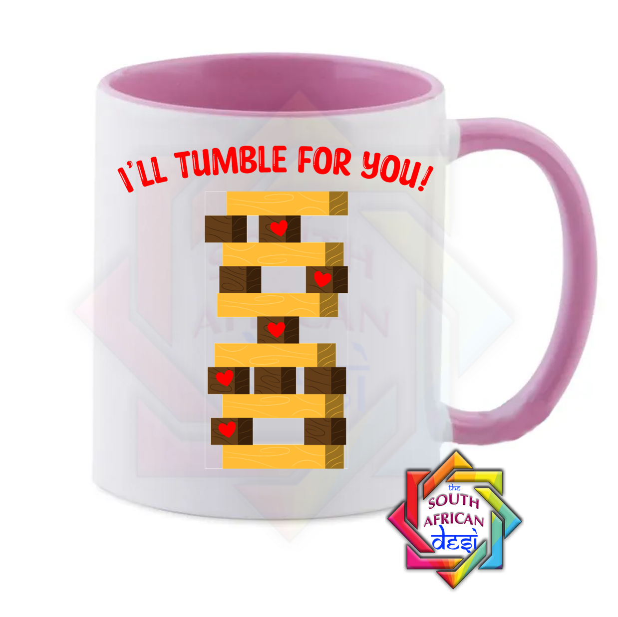 I'LL TUMBLE FOR YOU - JENGA MUG | VALENTINES DAY