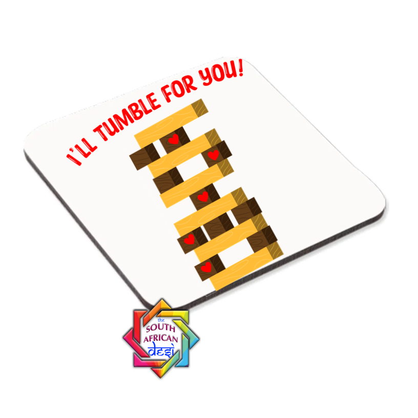 I'LL TUMBLE FOR YOU COASTER OR MAGNET | VALENTINES DAY