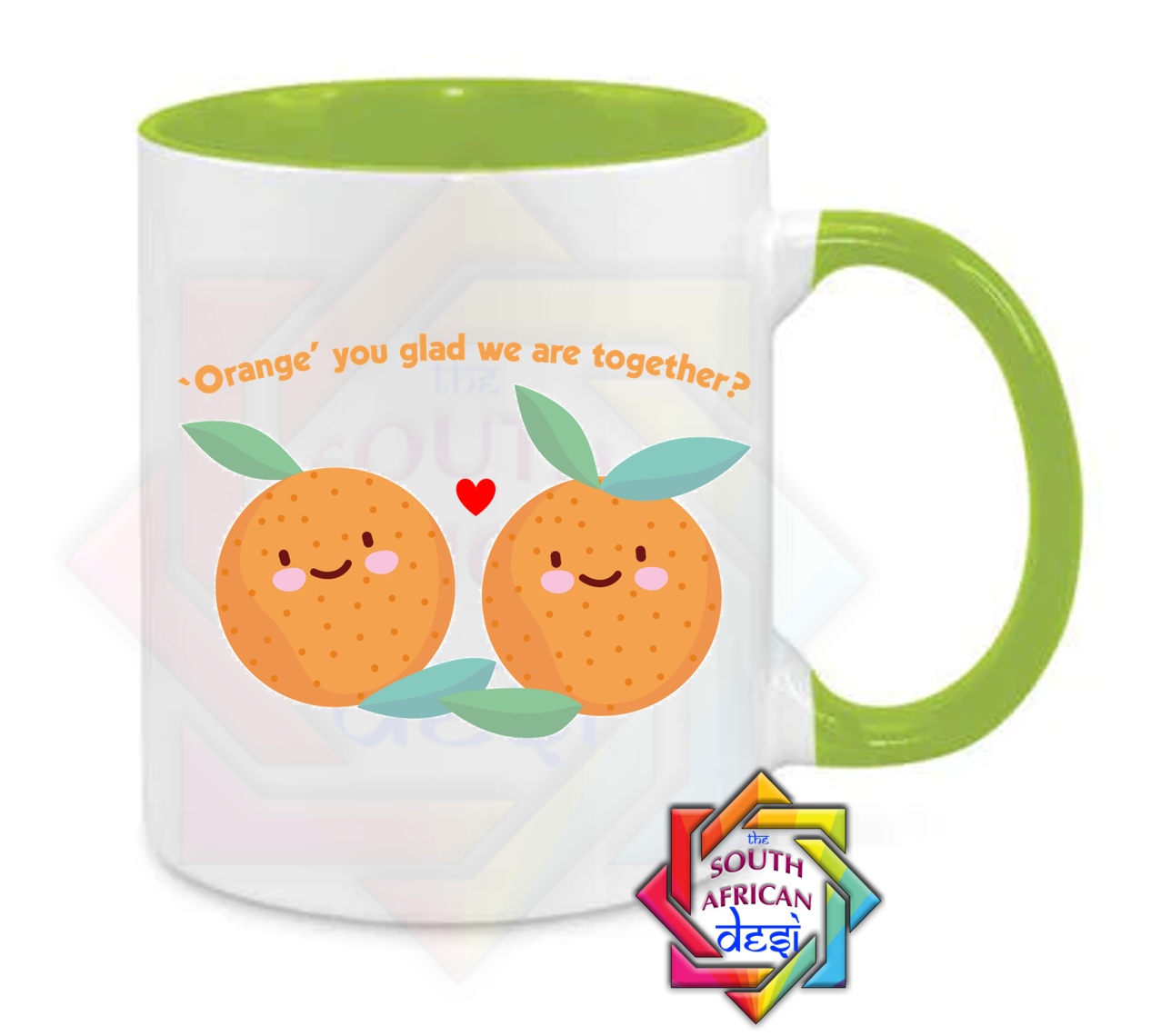 ORANGE YOU GLAD WE ARE TOGETHER MUG | VALENTINES DAY