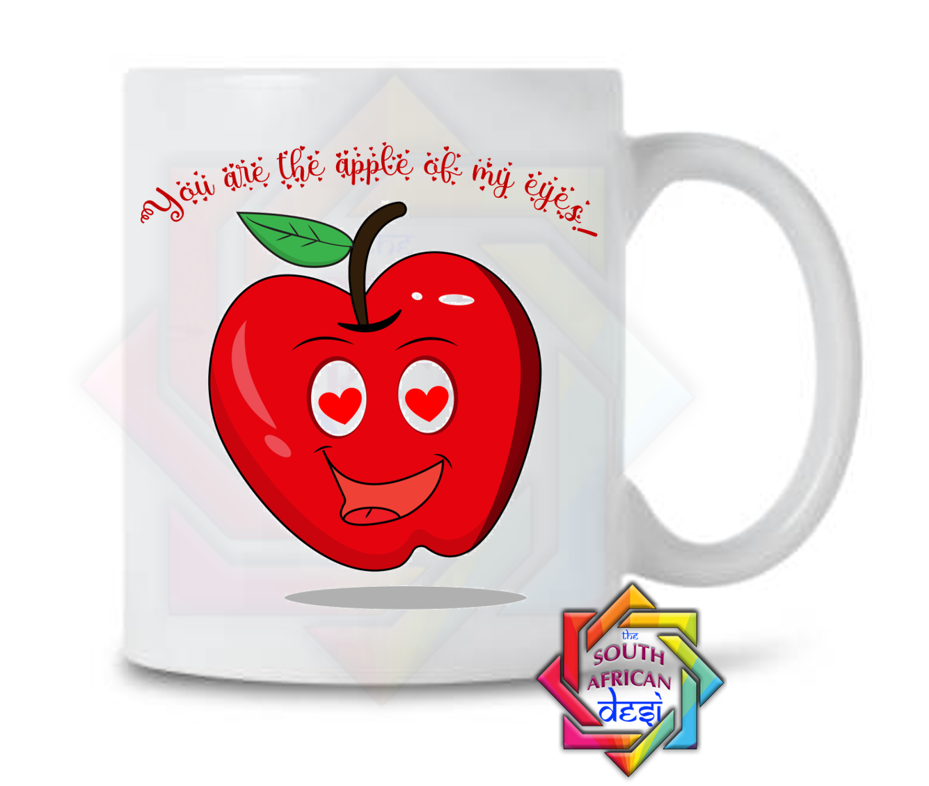 YOU ARE THE APPLE OF MY EYES MUG | VALENTINES DAY