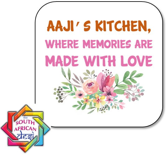 AAJI'S KITCHEN WHERE MEMORIES ARE MADE WITH LOVE FRIDGE MAGNET | MOTHERS DAY