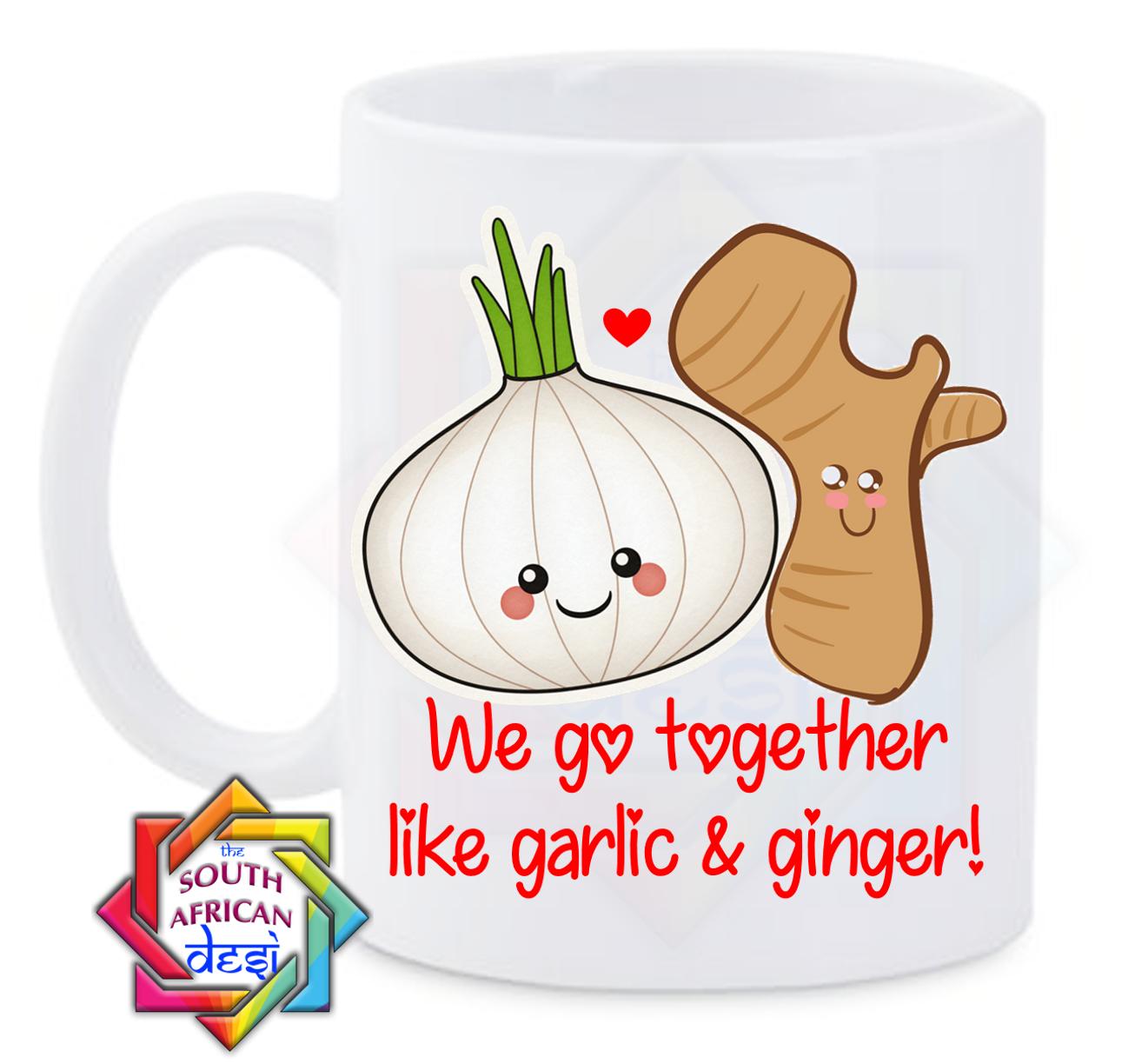 WE GO TOGETHER LIKE GARLIC & GINGER! | VALENTINES DAY MUG
