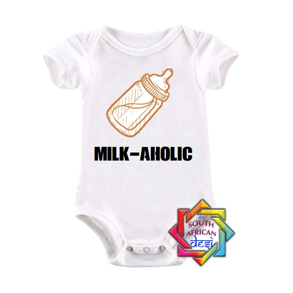 MILK-AHOLIC BABY VEST/ONESIE