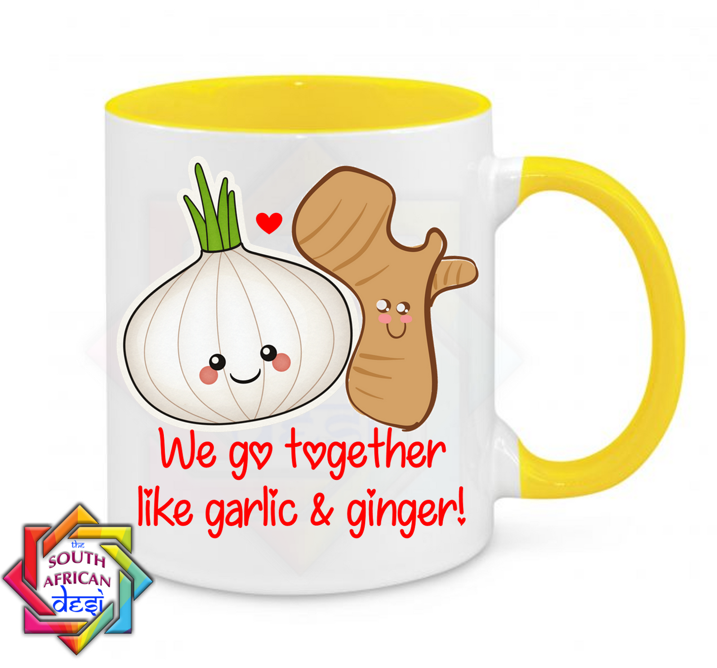 WE GO TOGETHER LIKE GARLIC & GINGER! | VALENTINES DAY MUG