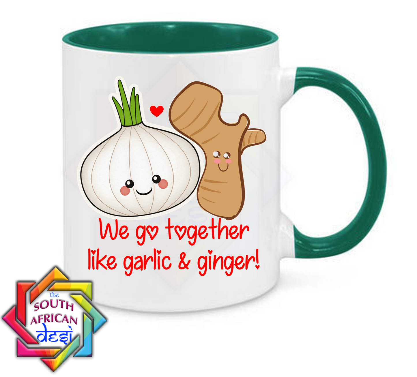 WE GO TOGETHER LIKE GARLIC & GINGER! | VALENTINES DAY MUG