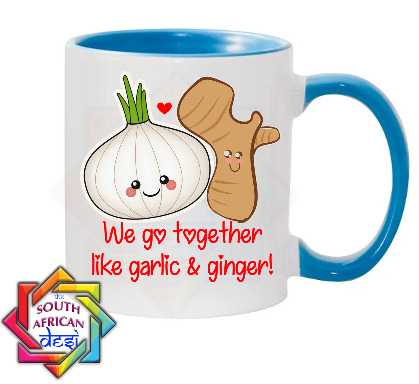 WE GO TOGETHER LIKE GARLIC & GINGER! | VALENTINES DAY MUG