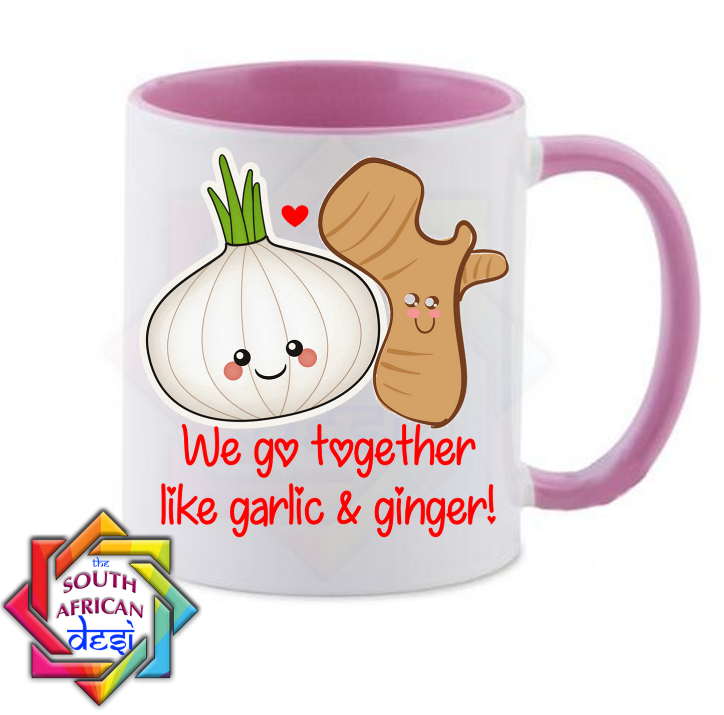 WE GO TOGETHER LIKE GARLIC & GINGER! | VALENTINES DAY MUG