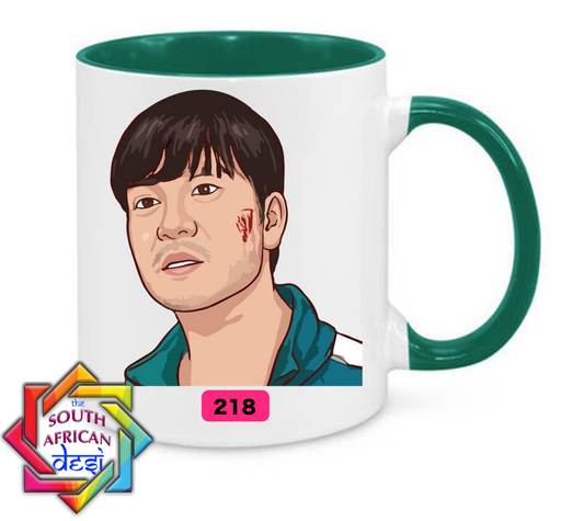 NUMBER 218 | SQUID GAMES INSPIRED MUG