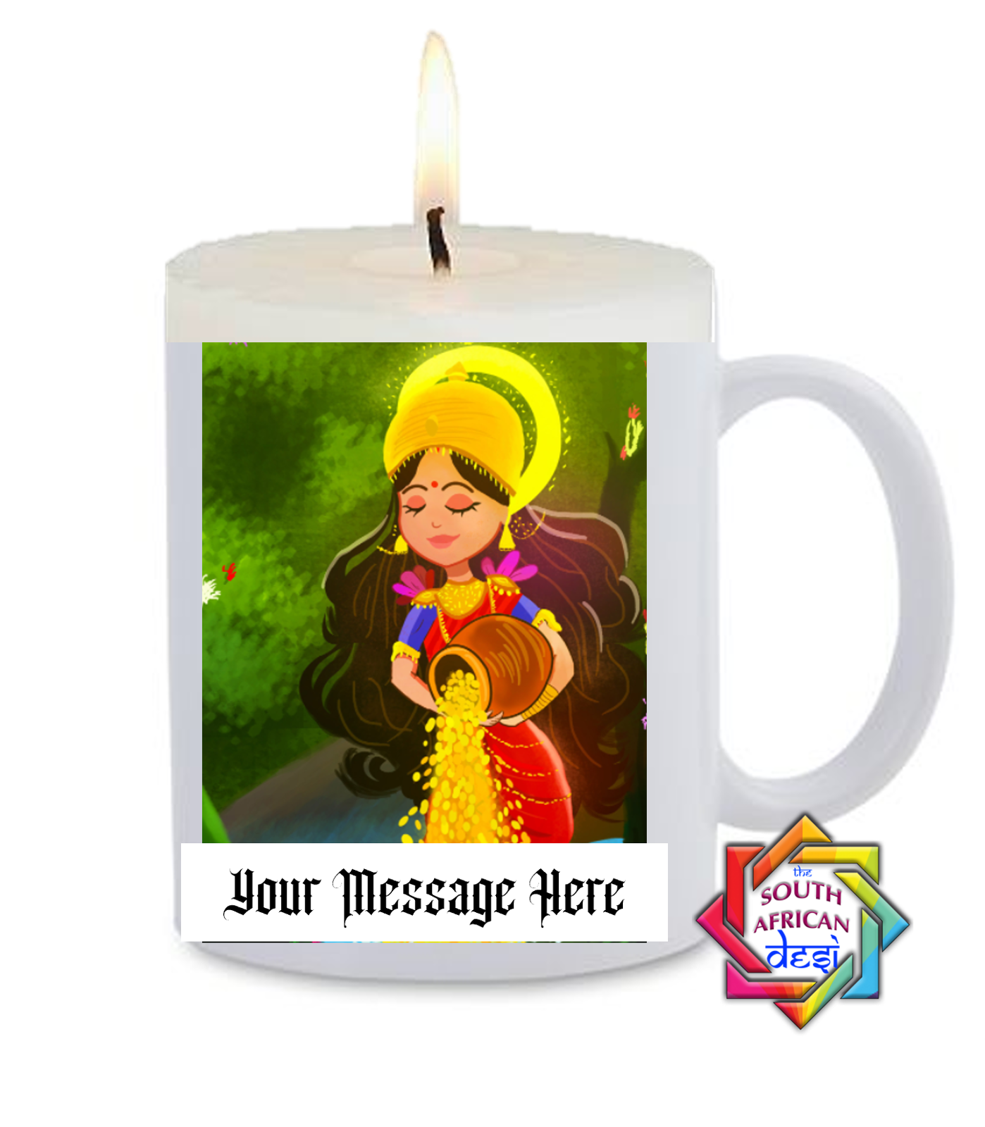 Diwali Maa Lakshmi Mug - Add Your Message