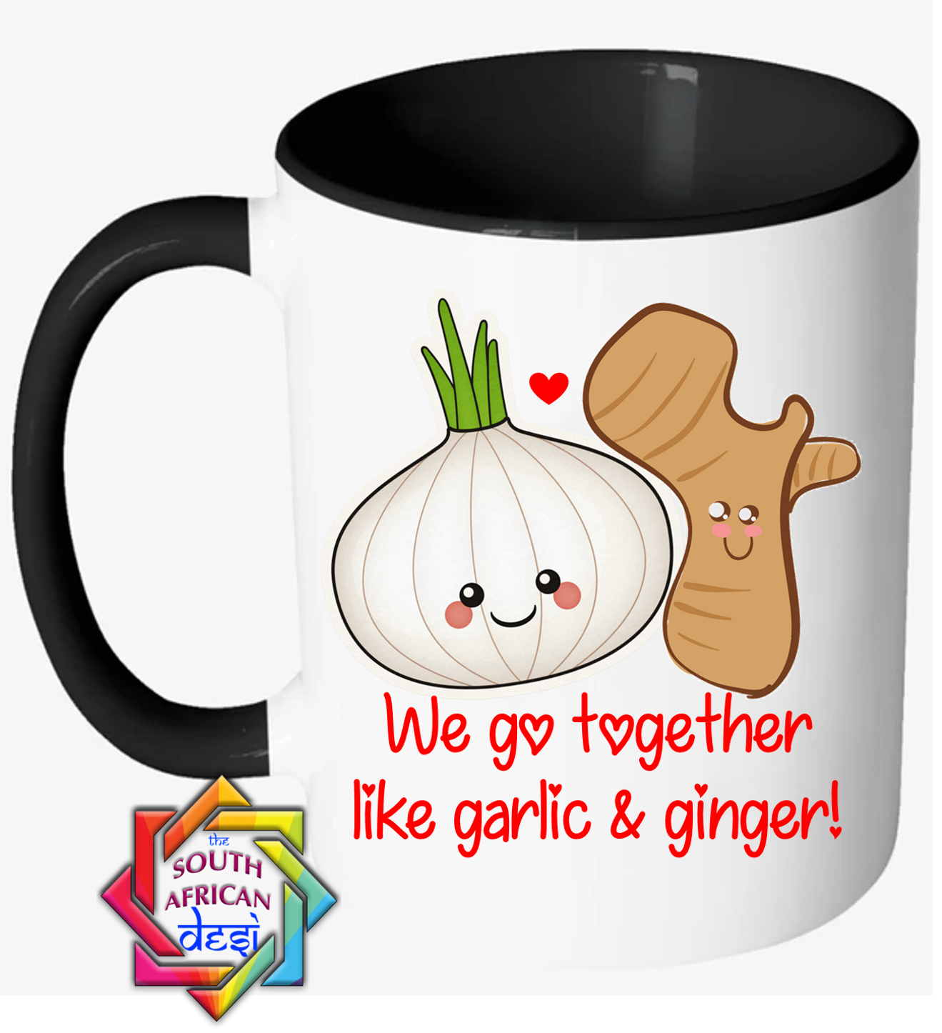 WE GO TOGETHER LIKE GARLIC & GINGER! | VALENTINES DAY MUG