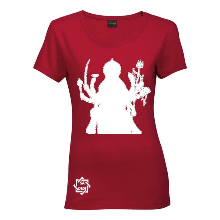 Durga Maa Silhouette T-shirt