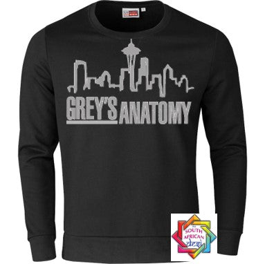 GREY'S ANATOMY SKYLINE HOODIE/SWEATER | UNISEX