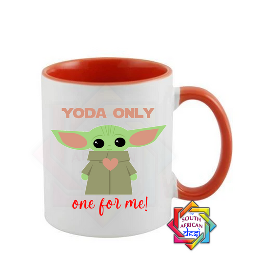 YODA ONLY ONE FOR ME! | STAR WARS INSPIRED MUG