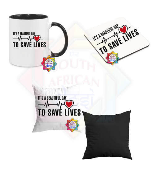 IT'S A BEAUTIFUL DAY TO SAVE LIVES GIFT BOX - GREYS ANATOMY INSPIRED