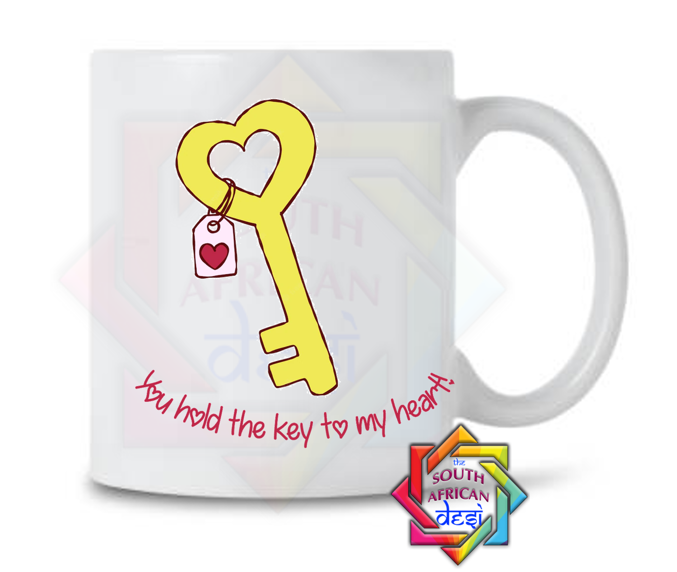YOU HOLD THE KEY TO MY HEART MUG | VALENTINES DAY