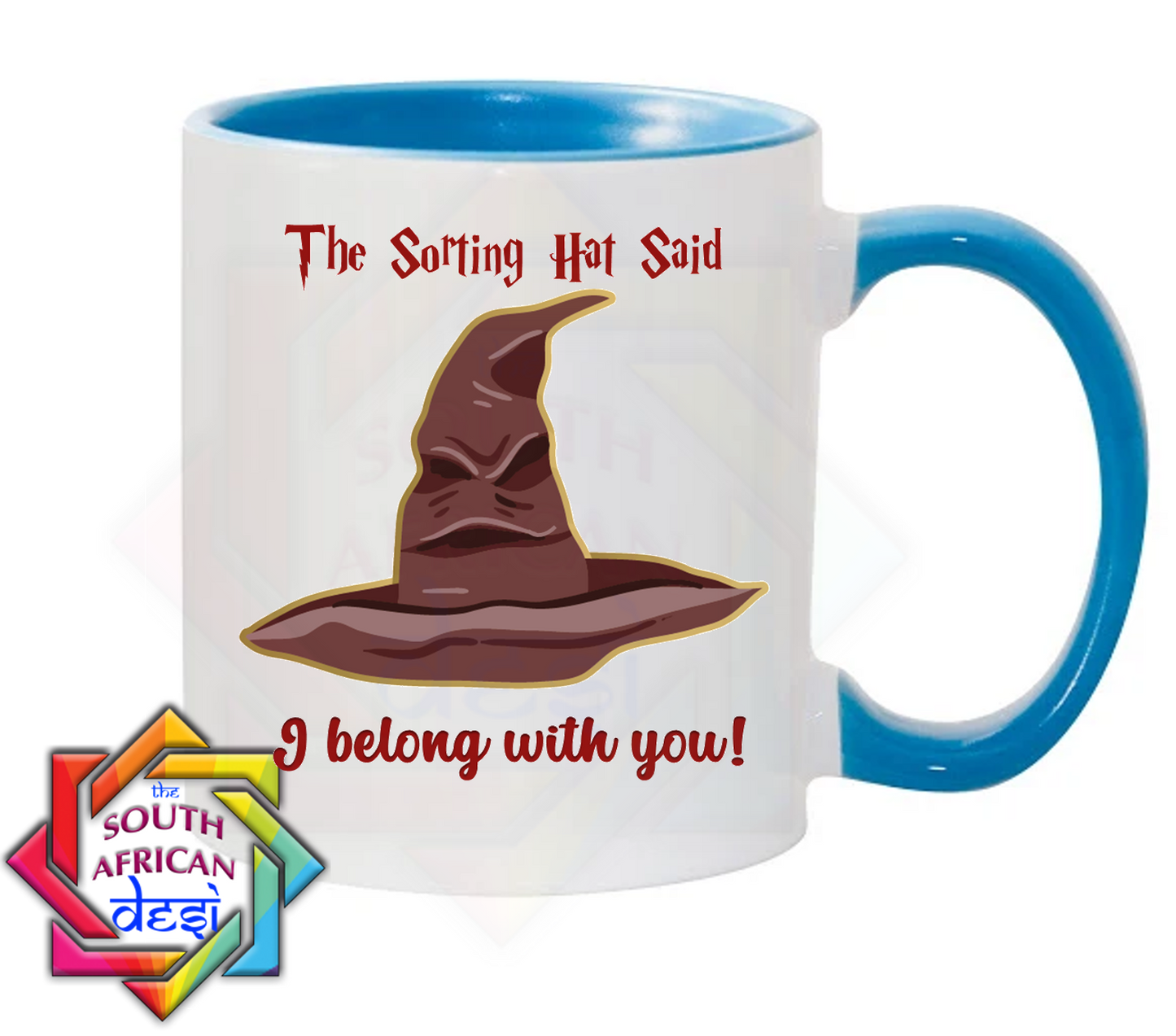 THE SORTING HAT SAID I BELONG WITH YOU | HARRY POTTER INSPIRED VALENTINES DAY MUG