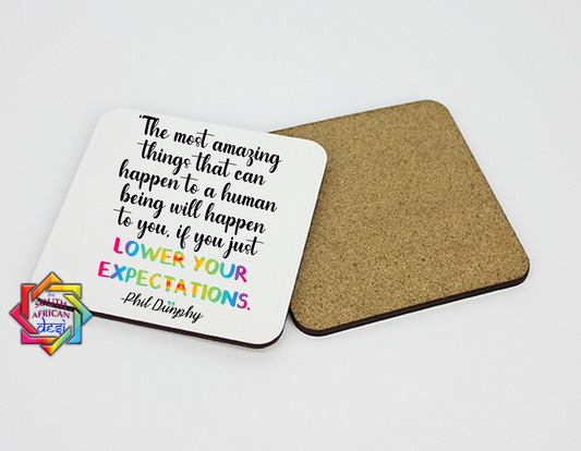 EXPECTATIONS - PHIL DUNPHY QUOTE | MODERN FAMILY INSPIRED COASTER / MAGNET