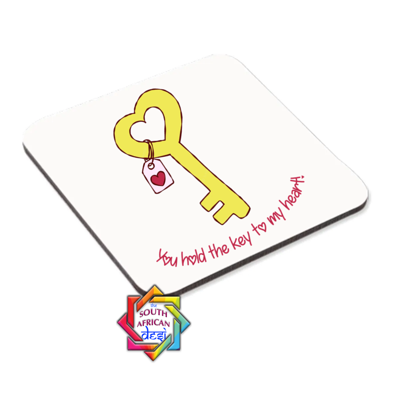 YOU HOLD THE KEY TO MY HEART COASTER OR MAGNET | VALENTINES DAY