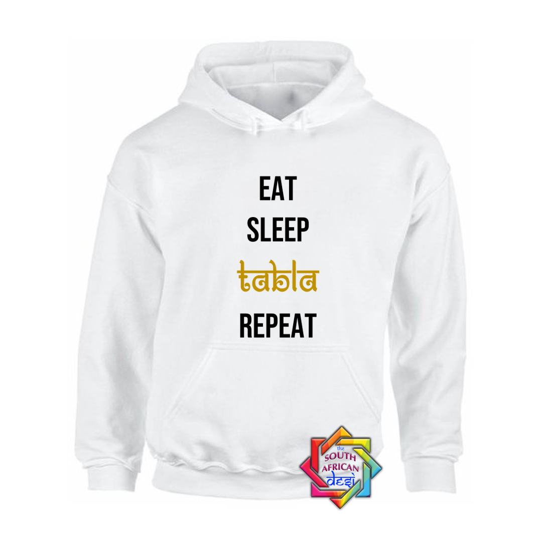 EAT SLEEP TABLA REPEAT HOODIE/SWEATER | UNISEX