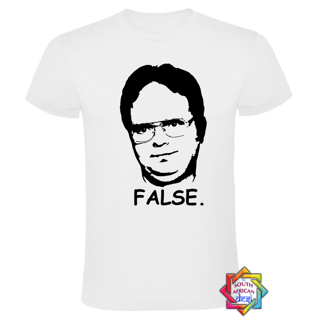 FALSE DWIGHT SCHRUTE | THE OFFICE INSPIRED T SHIRT