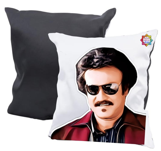 Rajnikanth Pop Art Scatter Cushion