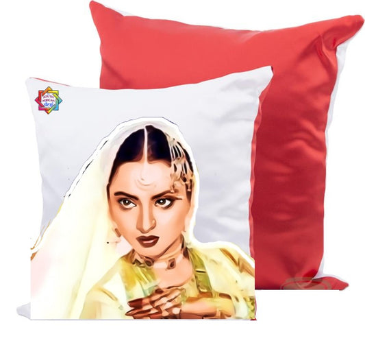 Rekha Umrao Jaan Pop Art Scatter Cushion