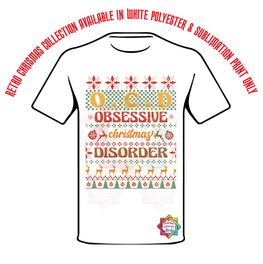 OBSESSIVE CHRISTMAS DISORDER T-SHIRT • RETRO XMAS LOOK
