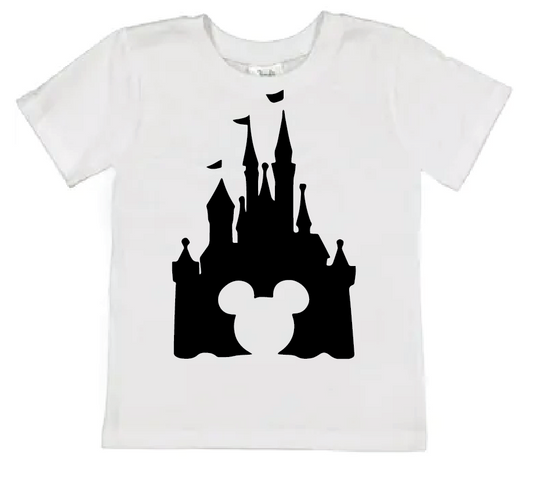 Disney Castle Kids T-shirt • Personalize (Add Name at the back)