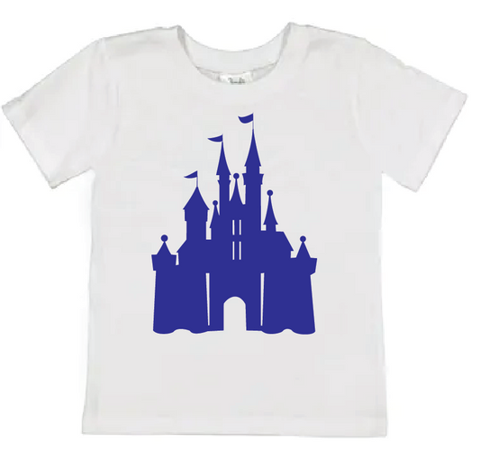 Disney Castle Kids T-shirt • Personalize (Add Name at the back)