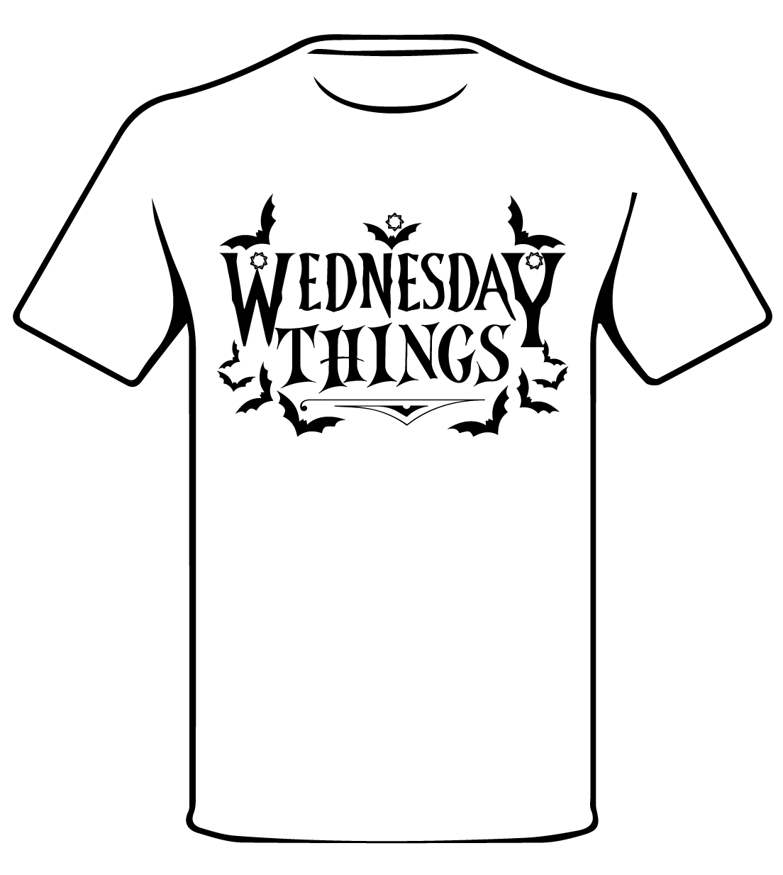 WEDNESDAY INSPIRED WEDNESDAY THINGS T SHIRT